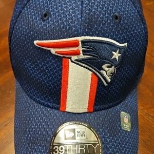 New Era Blue Patriots Cap. LG/XL